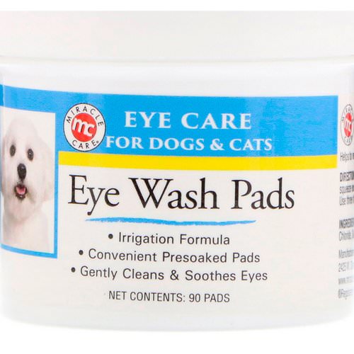 Miracle Care, Eye Care, Eye Wash Pads, For Dogs & Cats, 90 Pads Review