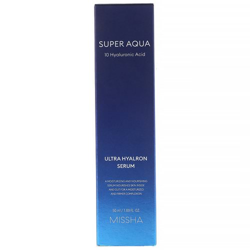 Missha, Super Aqua, Ultra Hyalron Serum, 1.69 fl oz (50 ml) Review