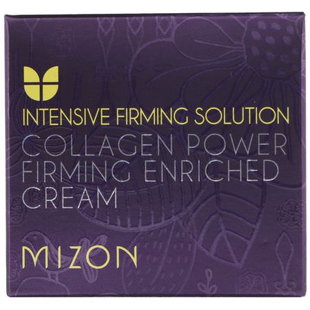 緊緻, 抗衰老: Mizon, Collagen Power Firming Enriched Cream, 1.69 oz (50 ml)