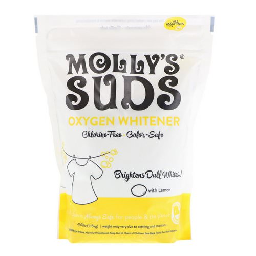 Molly's Suds, Oxygen Whitener, 41.09 oz (1.15 kg) Review