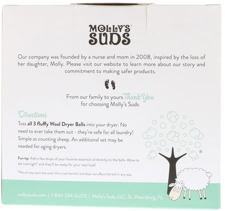 Molly's Suds Fabric Softeners Drying - 乾燥, 織物柔軟劑, 洗衣, 清潔