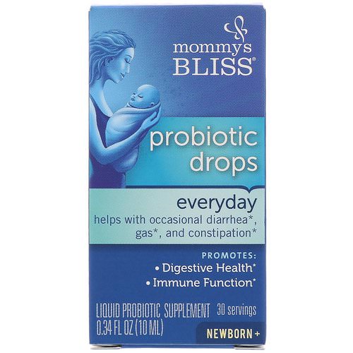 Mommy's Bliss, Probiotic Drops, Everyday, Newborn+, 0.34 fl oz (10 ml) Review