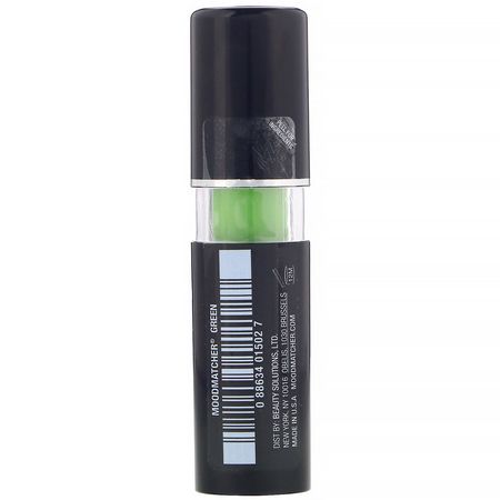 唇膏, 嘴唇: MOODmatcher, Lipstick, Green, 0.12 oz (3.5 g)