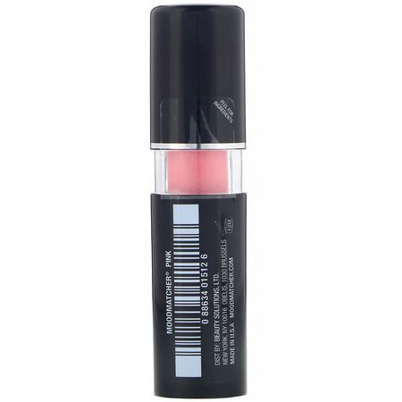 唇膏, 嘴唇: MOODmatcher, Lipstick, Pink, 0.12 oz (3.5 g)