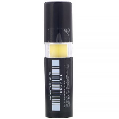唇膏, 嘴唇: MOODmatcher, Lipstick, Yellow, 0.12 oz (3.5 g)