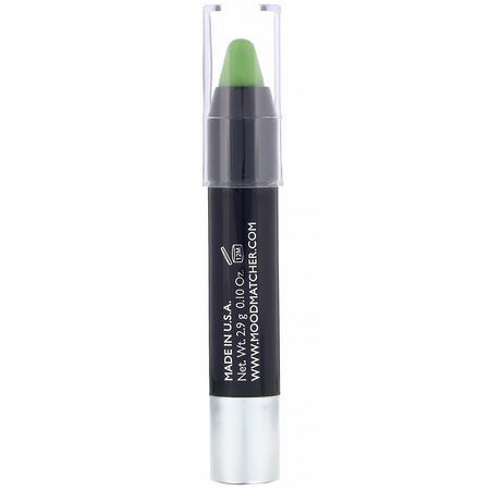 唇膏, 嘴唇: MOODmatcher, Twist Stick, Lip Color, Green, 0.10 oz (2.9 g)