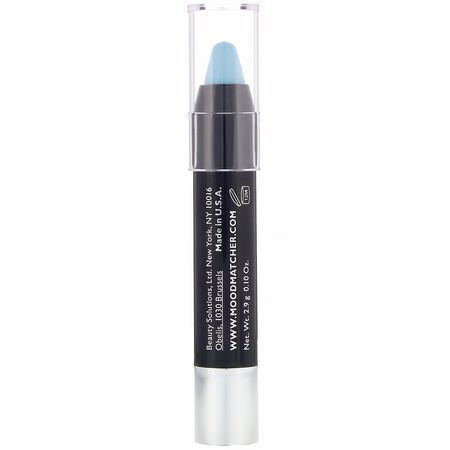 唇膏, 嘴唇: MOODmatcher, Twist Stick, Lip Color, Light Blue, 0.10 oz (2.9 g)