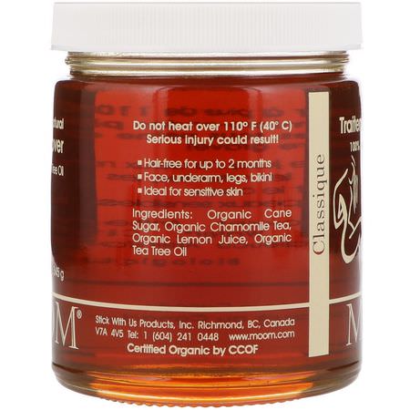 除毛, 剃須: Moom, Hair Remover, with Tea Tree Oil, Classic, 12 oz (345 g)