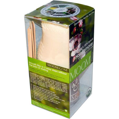 除毛, 剃須: Moom, Organic Hair Remover, with Tea Tree Oil, Classic, 6 oz (170 g)