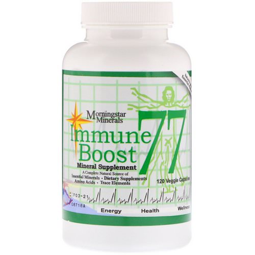 Morningstar Minerals, Immune Boost 77, Mineral Supplement, 120 Veggie Capsules Review