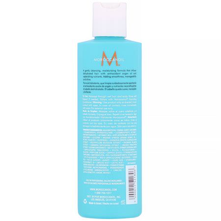護髮素, 洗髮水: Moroccanoil, Hydrating Shampoo, Hydration, 8.5 fl oz (250 ml)