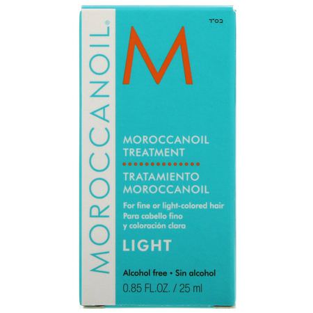 血清, 髮油: Moroccanoil, Moroccanoil Treatment, Light, 0.85 fl oz (25 ml)