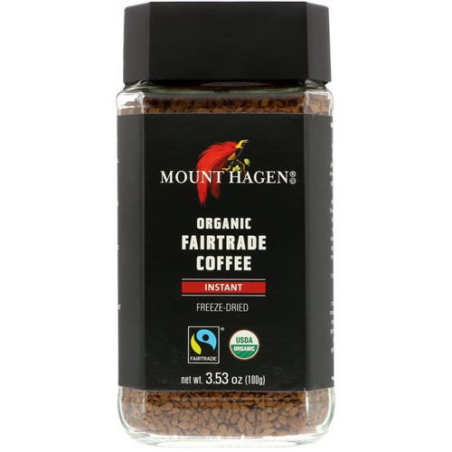 Mount Hagen, Organic Fairtrade Coffee, Instant, 3.53 oz (100 g) Review