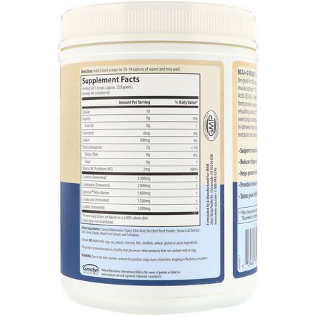 L-谷氨酰胺, BCAA: MRM, BCAA+ G Reload, Post-Workout Recovery, Watermelon, 1.85 lbs (840 g)