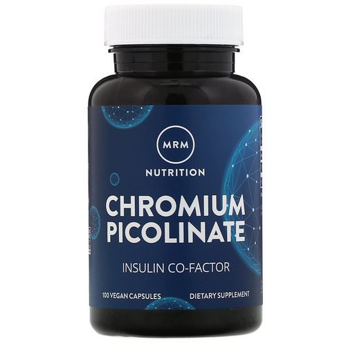 MRM, Nutrition, Chromium Picolinate, 200 mcg, 100 Vegan Capsules Review