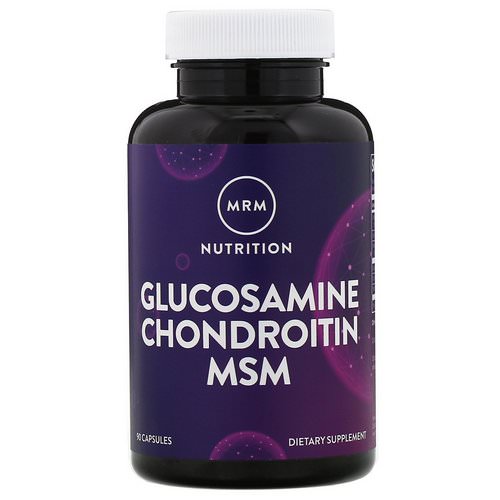 MRM, Nutrition, Glucosamine Chondroitin MSM, 90 Capsules Review
