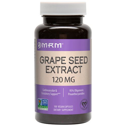 MRM, Grape Seed Extract, 120 mg, 100 Vegan Capsules Review