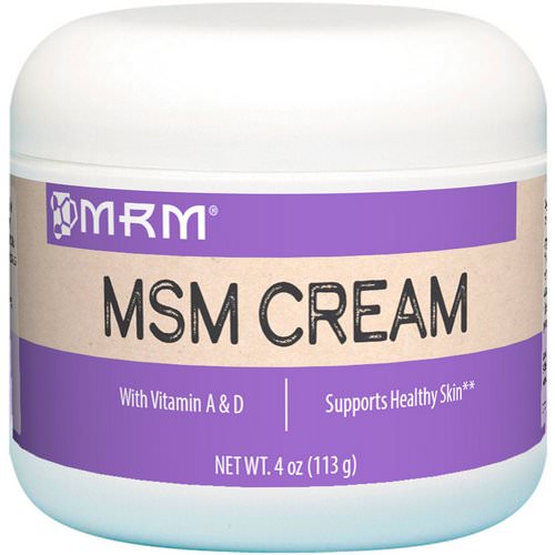 MRM, MSM Cream, 4 oz (113 g) Review