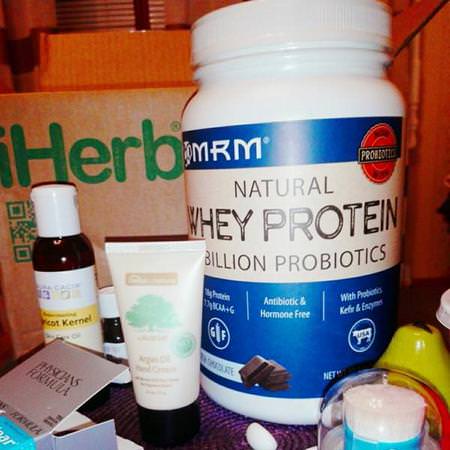 MRM, Natural Whey Protein, 2 Billion Probiotics, Dutch Chocolate, 5 lbs (2270 g)