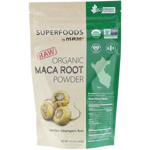 MRM, Raw Organic Maca Root Powder, 8.5 oz (240 g) Review