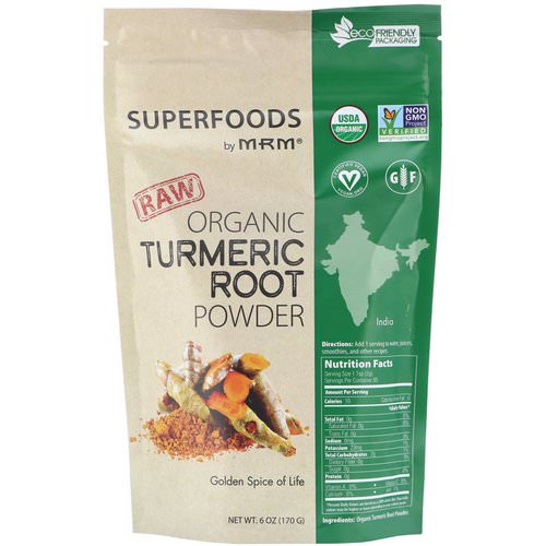 MRM, Raw Organic Turmeric Root Powder, 6 oz (170 g) Review