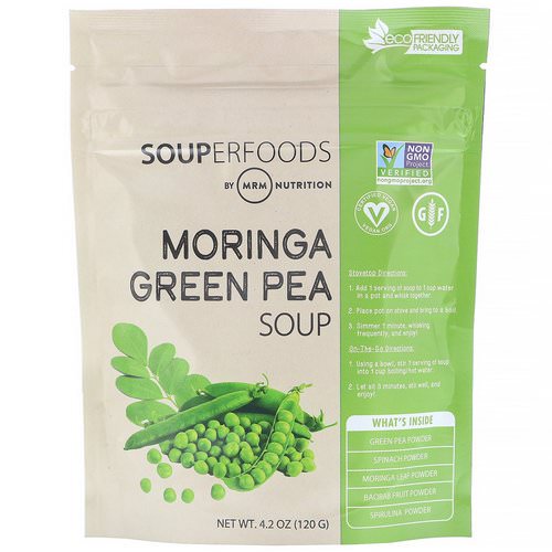 MRM, Superfoods, Moringa Green Pea Soup, 4.2 oz (120 g) Review