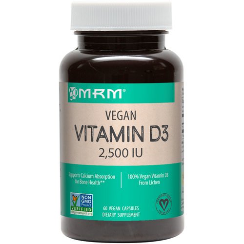 MRM, Vegan Vitamin D3, 2,500 IU, 60 Vegan Capsules Review
