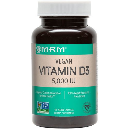 MRM, Vegan Vitamin D3, 5,000 IU, 60 Vegan Capsules Review