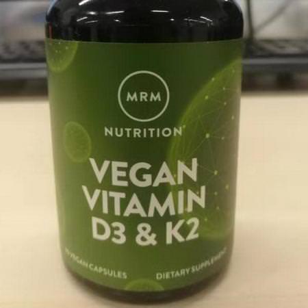MRM D3 Cholecalciferol Vitamin K - 維生素K, D3膽鈣化固醇, 維生素D, 維生素