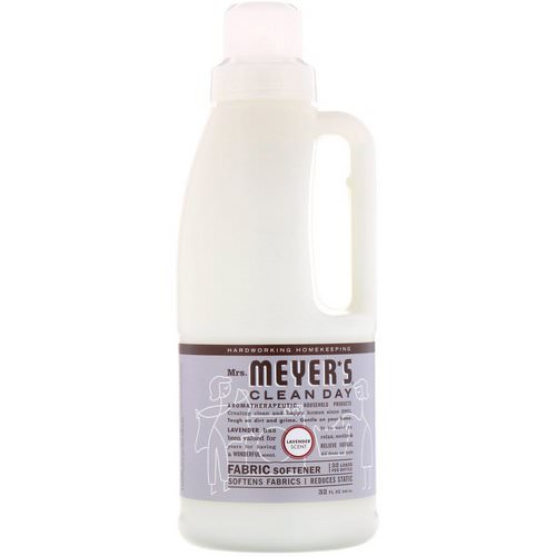 Mrs. Meyers Clean Day, Fabric Softener, Lavender Scent, 32 fl oz (946 ml) Review