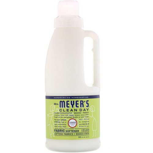Mrs. Meyers Clean Day, Fabric Softener, Lemon Verbena Scent, 32 fl oz (946 ml) Review