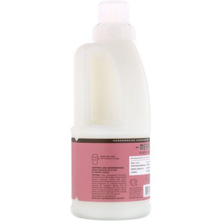乾燥, 織物柔軟劑: Mrs. Meyers Clean Day, Fabric Softener, Rosemary Scent, 32 fl oz (946 ml)