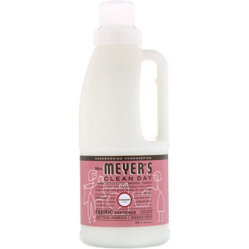 Mrs. Meyers Clean Day, Fabric Softener, Rosemary Scent, 32 fl oz (946 ml) Review