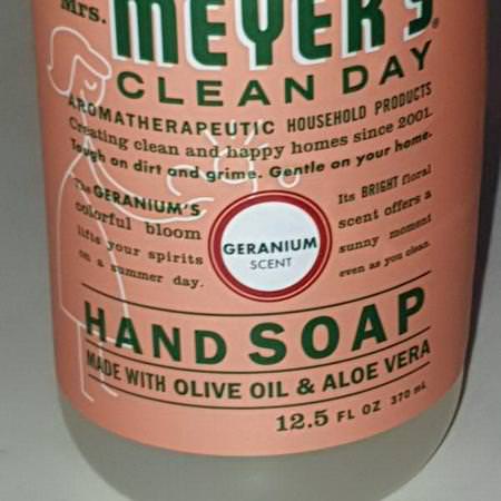 Mrs. Meyers Clean Day Hand Soap - 洗手液, 淋浴, 沐浴