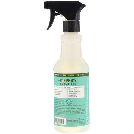 家用表面清潔劑: Mrs. Meyers Clean Day, Multi-Surface Everyday Cleaner, Basil Scent, 16 fl oz (473 ml)