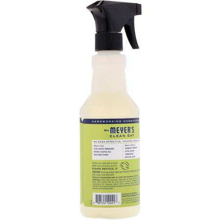 家用表面清潔劑: Mrs. Meyers Clean Day, Multi-Surface Everyday Cleaner, Lemon Verbena Scent, 16 fl oz (473 ml)