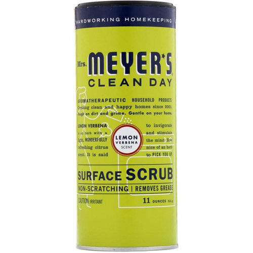 Mrs. Meyers Clean Day, Surface Scrub, Lemon Verbena Scent, 11 oz (311g) Review