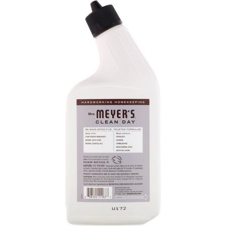 浴室淋浴清潔劑: Mrs. Meyers Clean Day, Toilet Bowl Cleaner, Lavender Scent, 24 fl oz (710 ml)