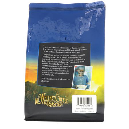 中度烘焙咖啡: Mt. Whitney Coffee Roasters, Organic Colombia Monte Sierra, Medium Roast Ground Coffee, 12 oz (340 g)