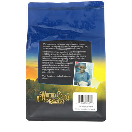黑烤, 法式烤: Mt. Whitney Coffee Roasters, Organic French Roast, Dark Roast, Ground Coffee, 12 oz (340 g)