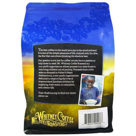 黑咖啡咖啡: Mt. Whitney Coffee Roasters, Organic Mammoth Espresso, Dark Roast, Whole Bean Coffee, 12 oz (340 g)