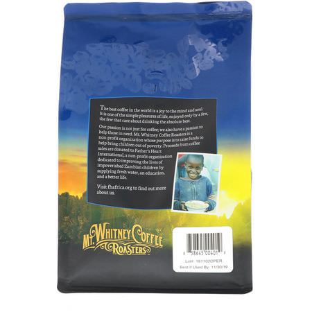 中度烘烤咖啡: Mt. Whitney Coffee Roasters, Organic Peru, Medium Roast, Ground Coffee, 12 oz (340 g)