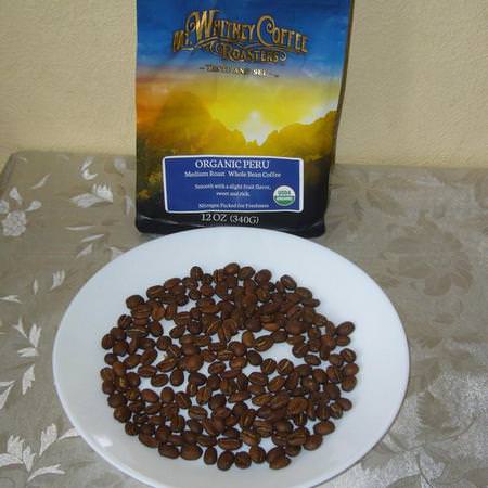 Mt. Whitney Coffee Roasters, Organic Peru, Medium Roast Whole Bean Coffee, 12 oz (340 g)