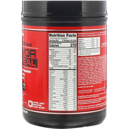 牛肉蛋白, 動物蛋白: MuscleMeds, Carnivor, Keto Meal, Ketogenic Beef Protein Isolate, Vanilla, 22.47 oz (637 g)