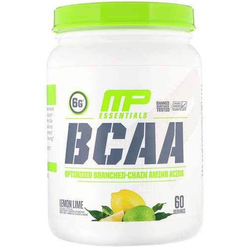 MusclePharm, BCAA Essentials, Lemon Lime, 1.03 lb (468 g) Review