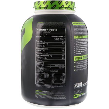 乳清蛋白, 運動營養: MusclePharm, Combat 100% Isolate Protein, Vanilla, 5 lb (2268 g)