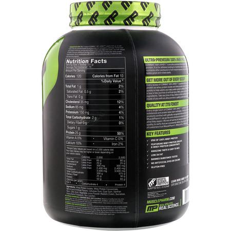 乳清蛋白, 運動營養: MusclePharm, Combat 100% Whey Protein, Strawberry, 5 lbs (2269 g)