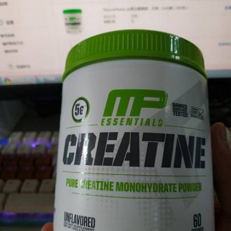 MusclePharm Creatine Monohydrate - 一水肌酸, 肌酸, 肌肉製造者, 運動營養