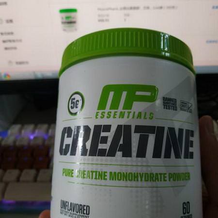 MusclePharm Creatine Monohydrate - 一水肌酸, 肌酸, 肌肉發達者, 運動營養