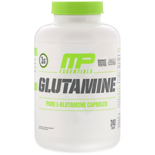MusclePharm, Glutamine Essentials, 240 Capsules Review